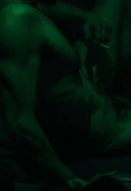 Chilling in the couch with MJ after work