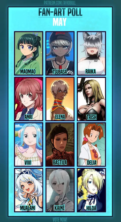 MAY 2025 POLL IS LIVE! Who's your pick? 👀