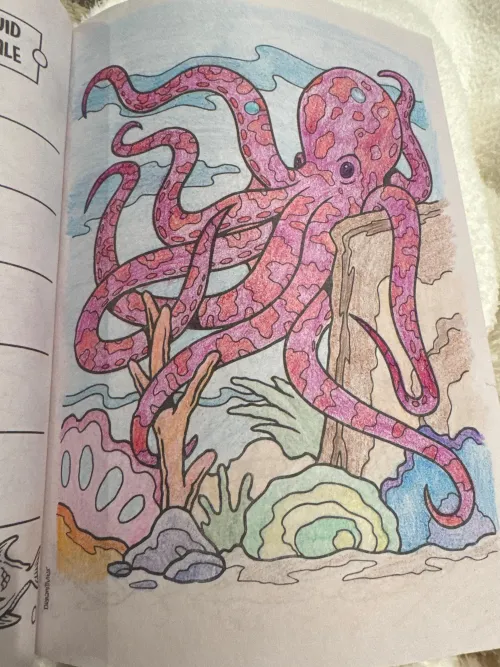 New coloring pages before work!