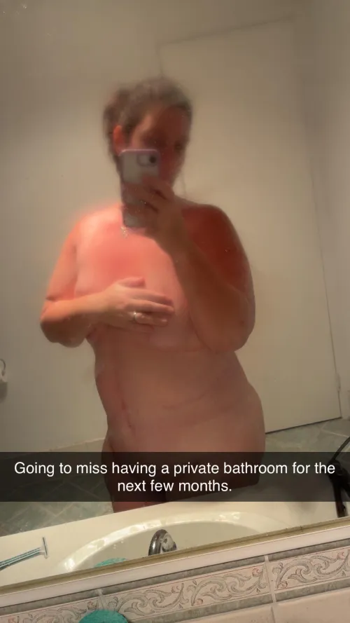 Nothing better than a steamy shower