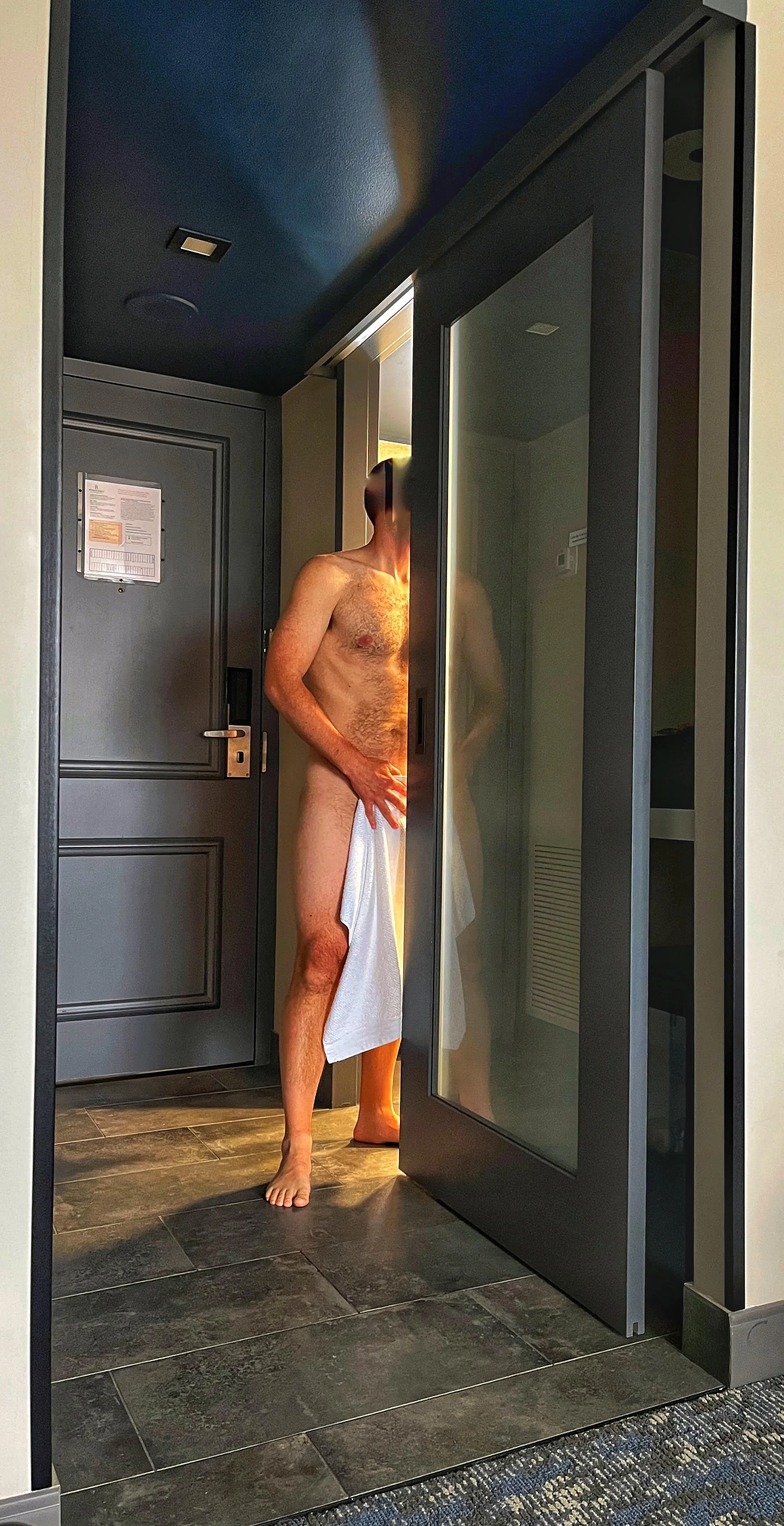 The “Don’t Disturb” door hanger will be needed…