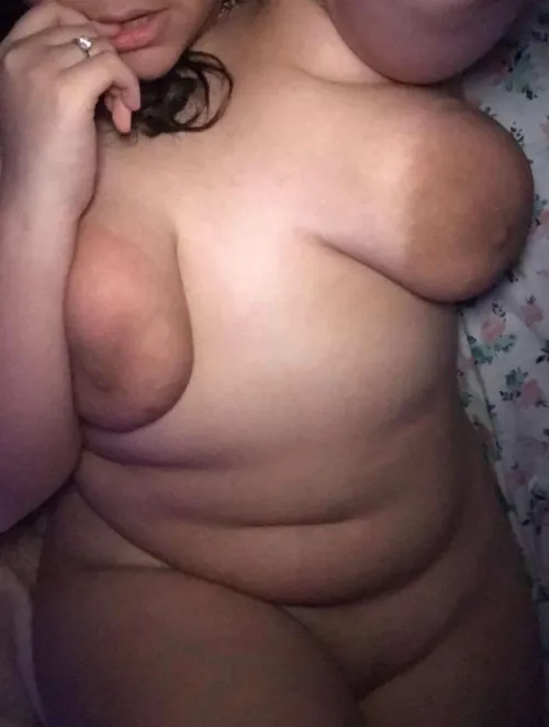 Another angle of my wife’s big areolas 😍