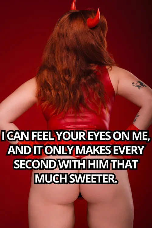 He might be inside me, but it’s you I’m thinking of, watching with love and lust. [No Imagefap]