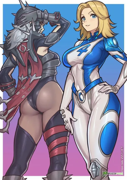 Rule 34 Malice, Sue Storm - Good Invisible Woman or Bad ass evil Malice (Redjet) [Marvel]