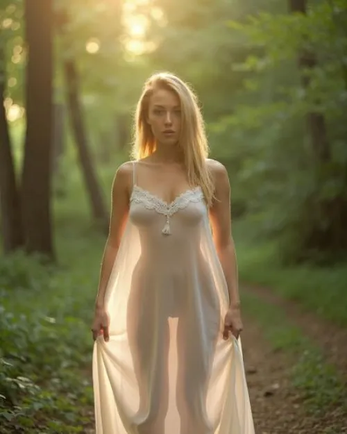 Twilight in the woods