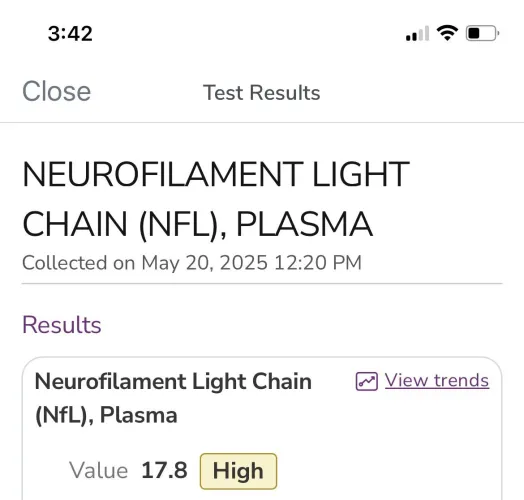 Anyone know what this being elevated could mean? 30 years old, traumatic head injury 2023