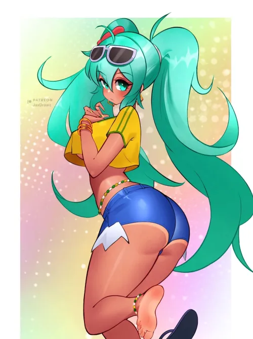 Brazilian Miku's butt