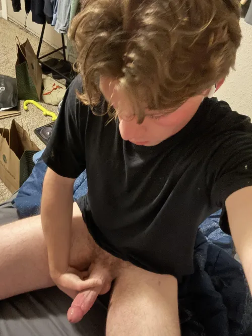 Horny college boy, control my cock and cum ;) sc: soxxerboy