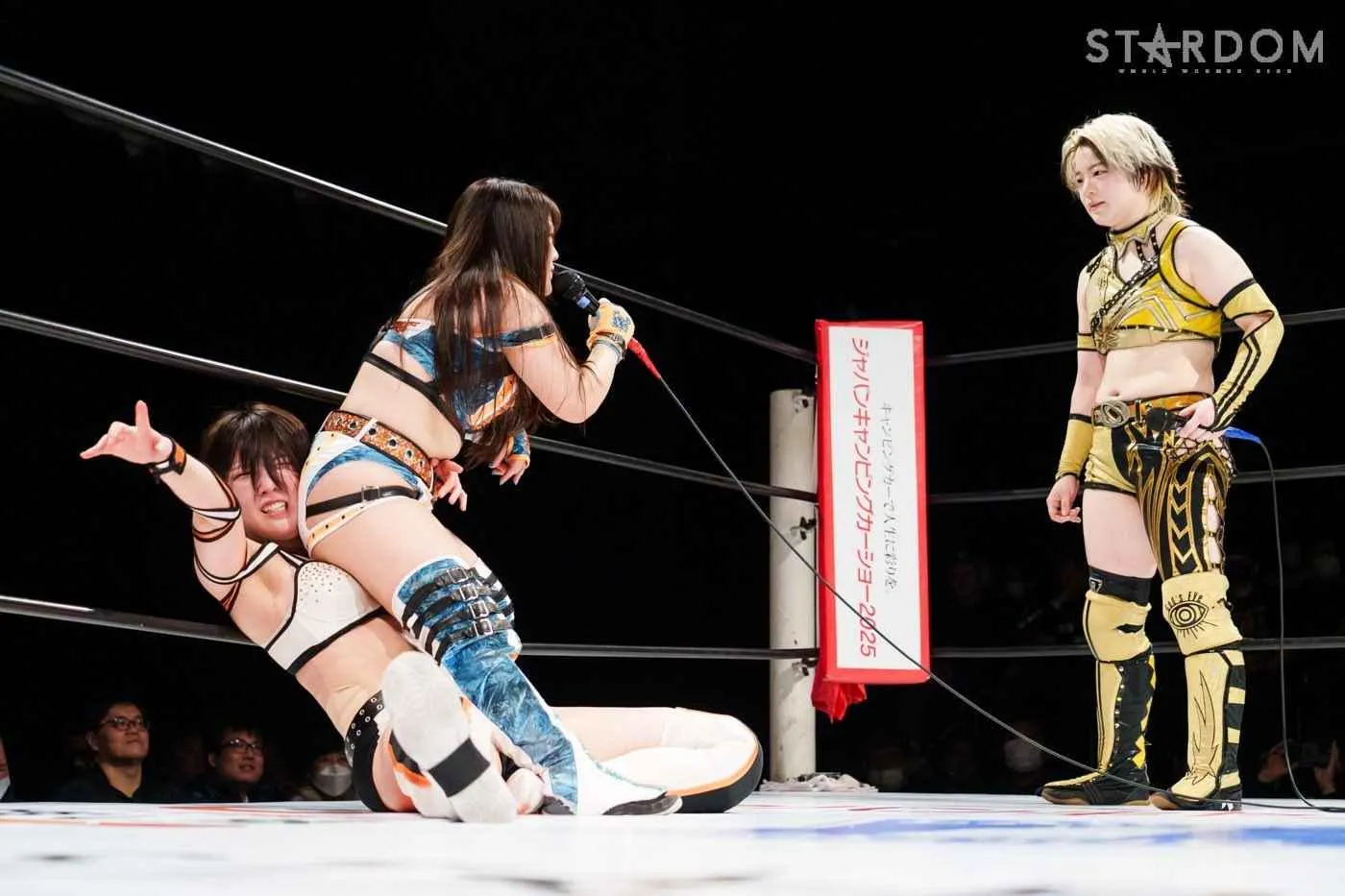 Koguma hitting Lady C with the stinkface