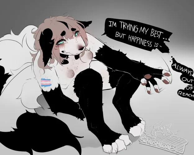 A painful life,But even so (hushloafs)