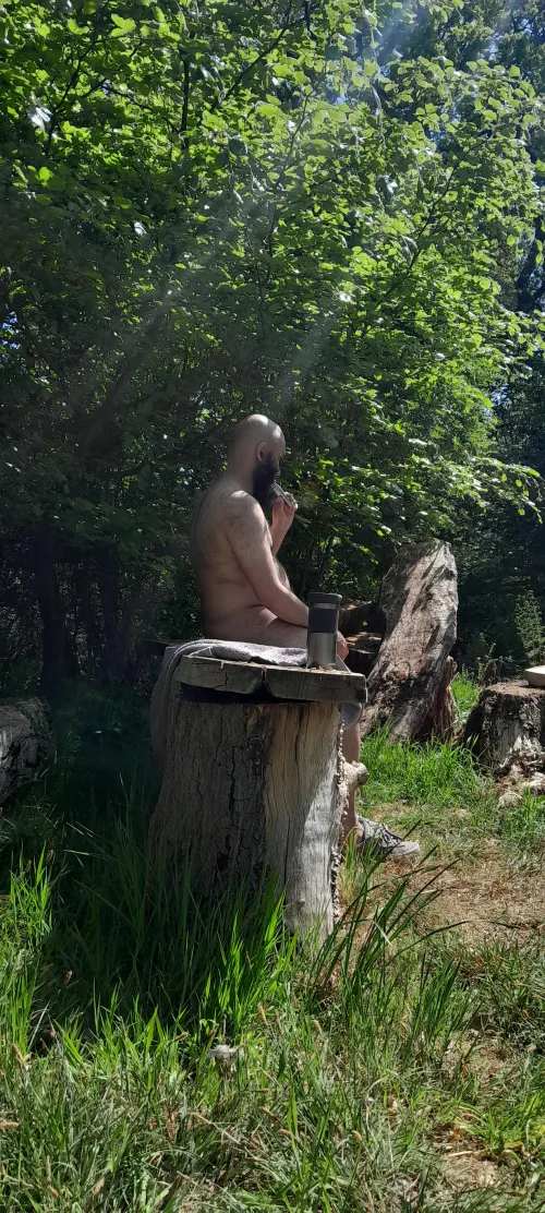 Enjoying my time with nature