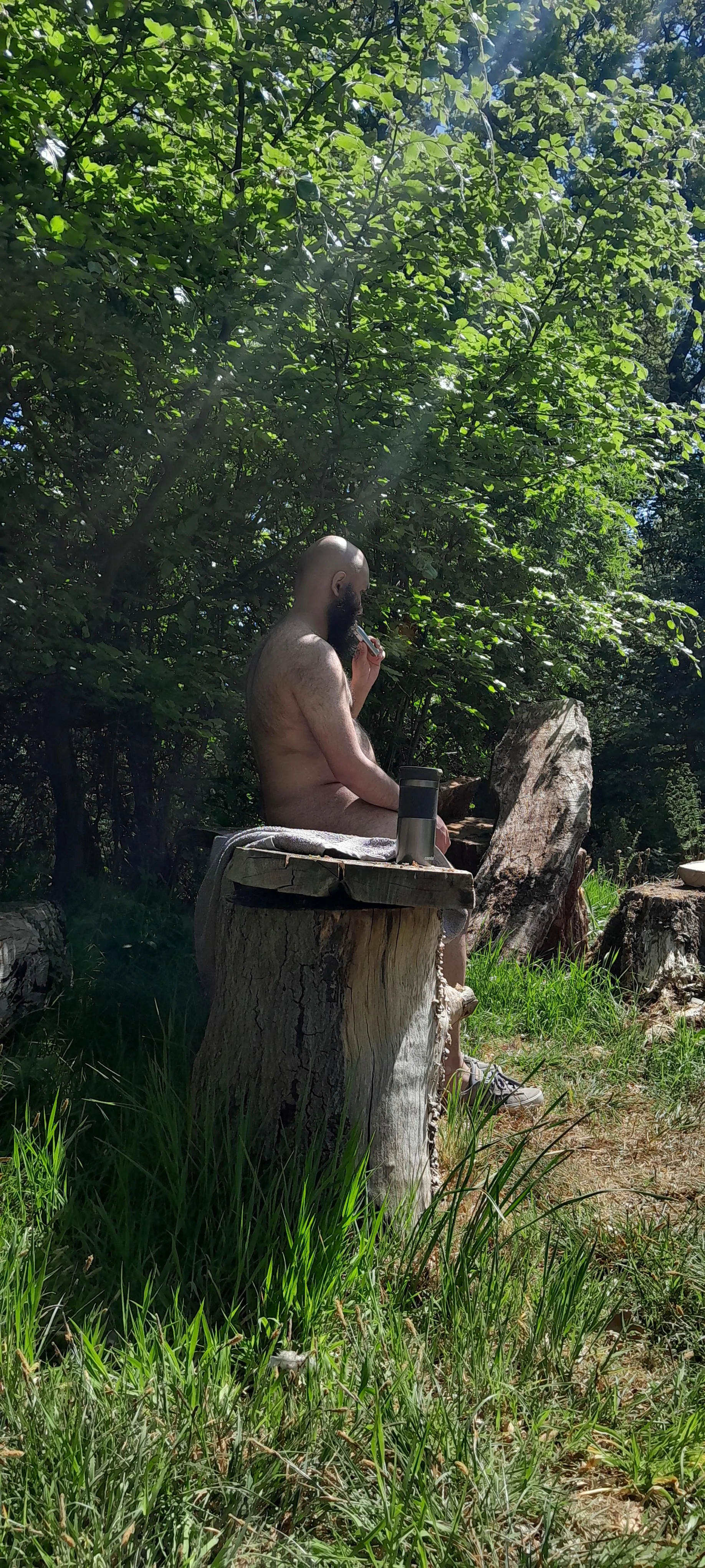 Enjoying my time with nature