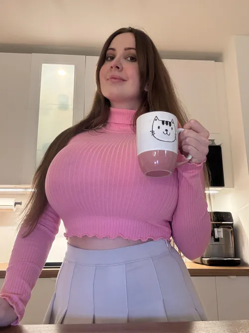 I'm just here to serve you some serious curves with a side of sass.