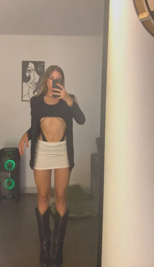 This skirt’s tighter than your self-control