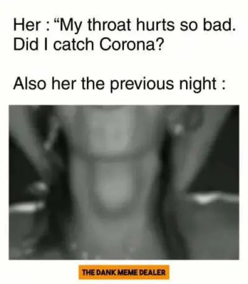 She deep-throated the symptoms