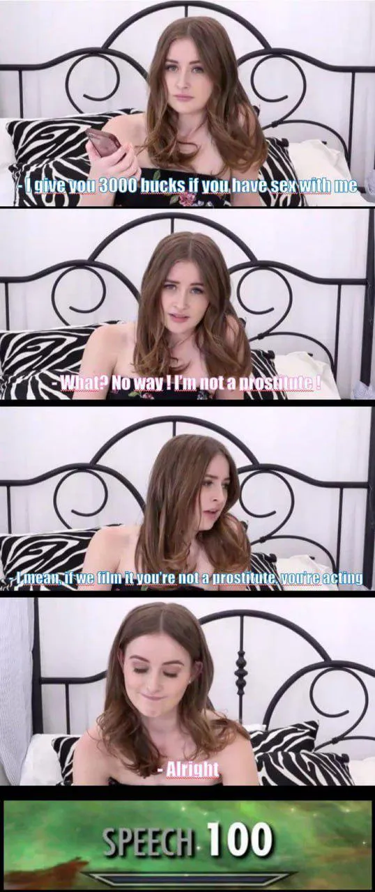 Skyrim dialogue options be wild.