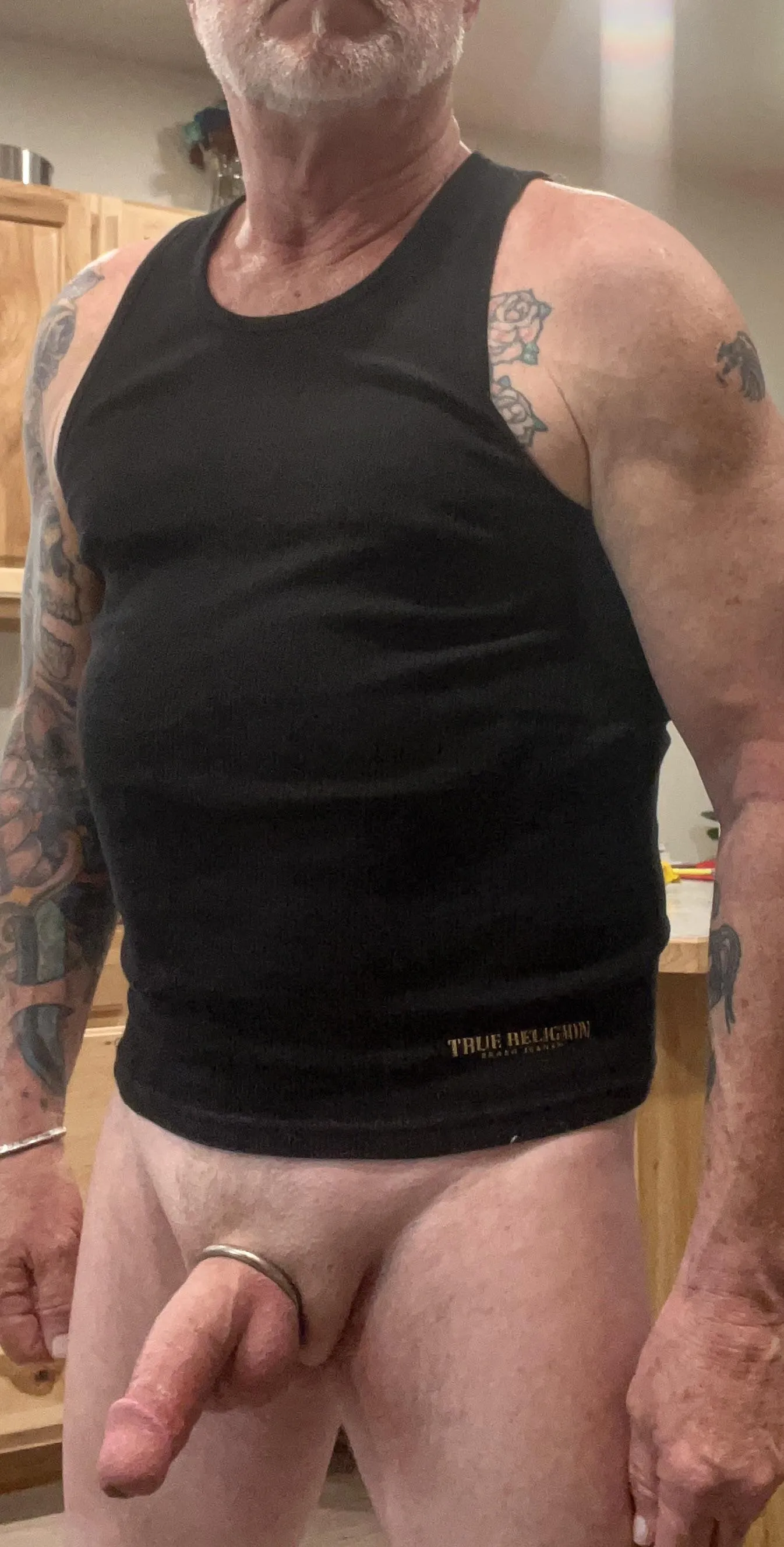 The simple steel ring always makes a statement.