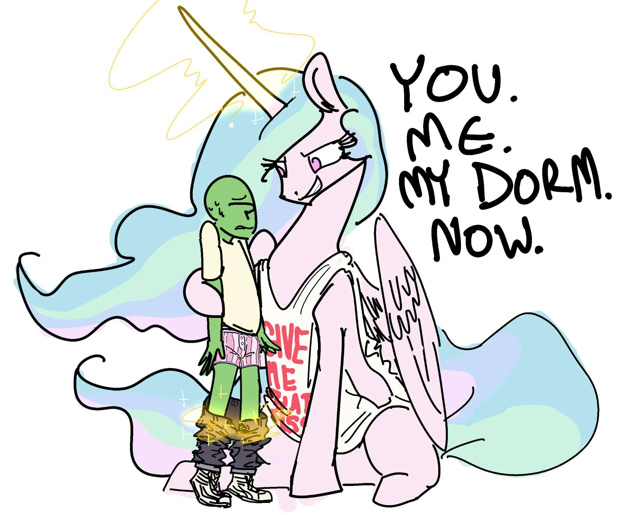 Princess Celestia knows you just can't resist the urge..[F]