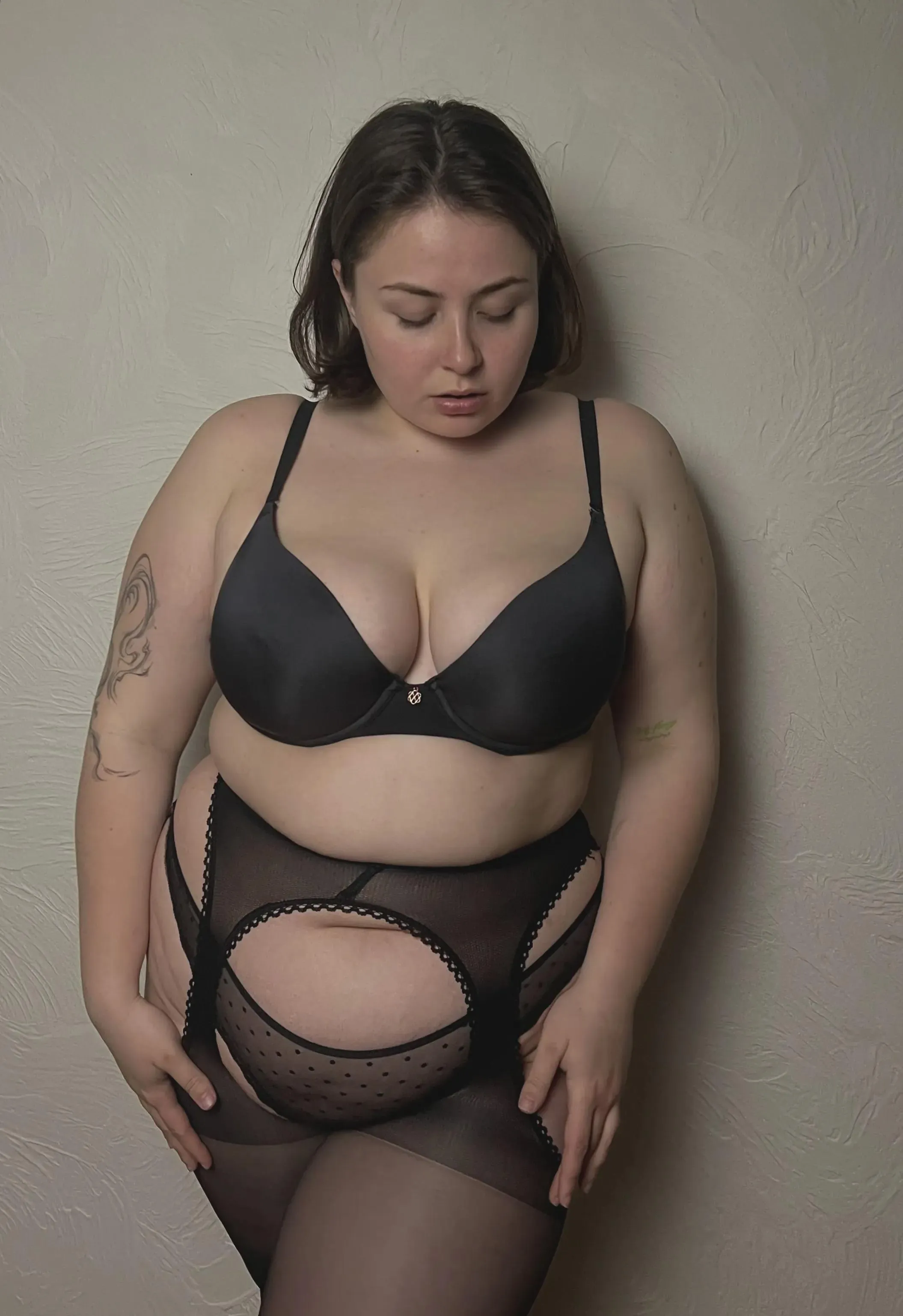 black lingerie is always a mood