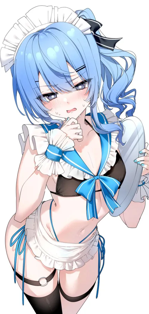 [Hoshimachi Suisei] Blushing Maid