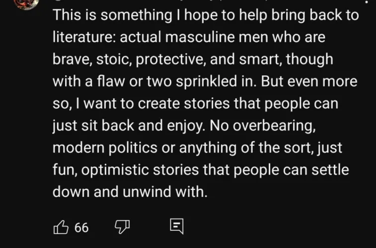 I'll bring what's missing to literature: stupid hot sexy stoic men 💦