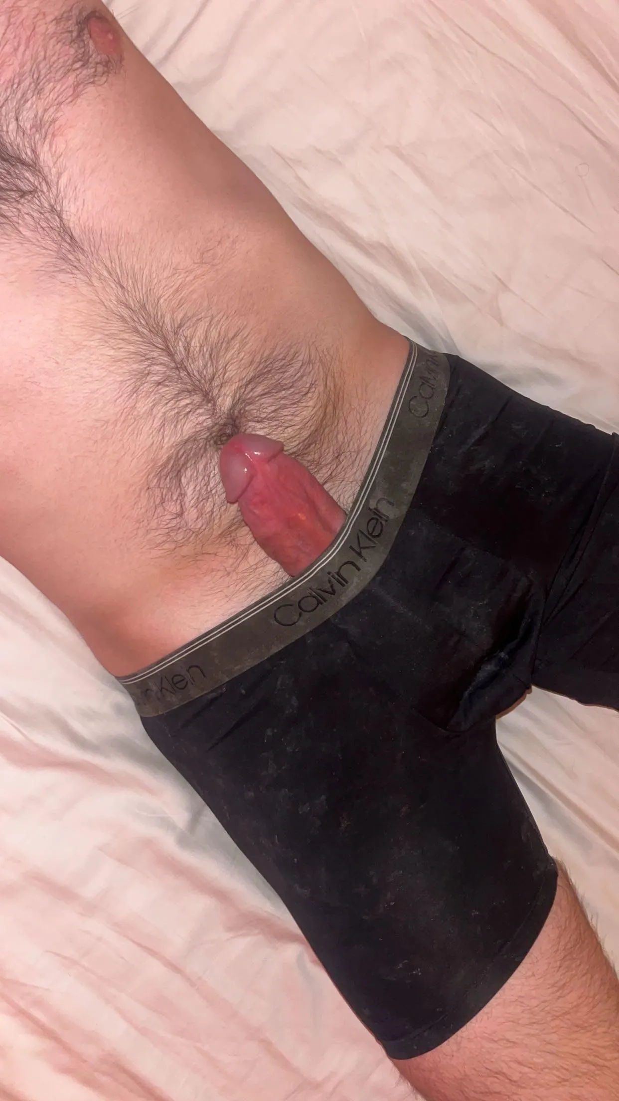 Love wearing my old roommate’s underwear that I turned into my cumrag