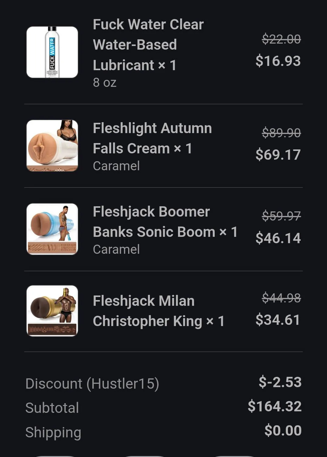 $50 off $200 at Hustler Hollywood