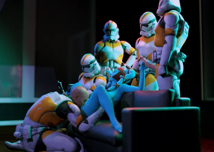 Aayla and the Troopers (spiceoflife_69)