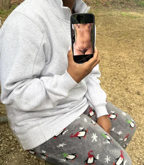 At the public camping area