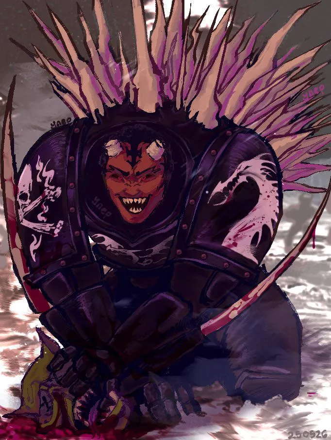 Drak’Ken Champion of the High Dragon. Black Dragon art by Me