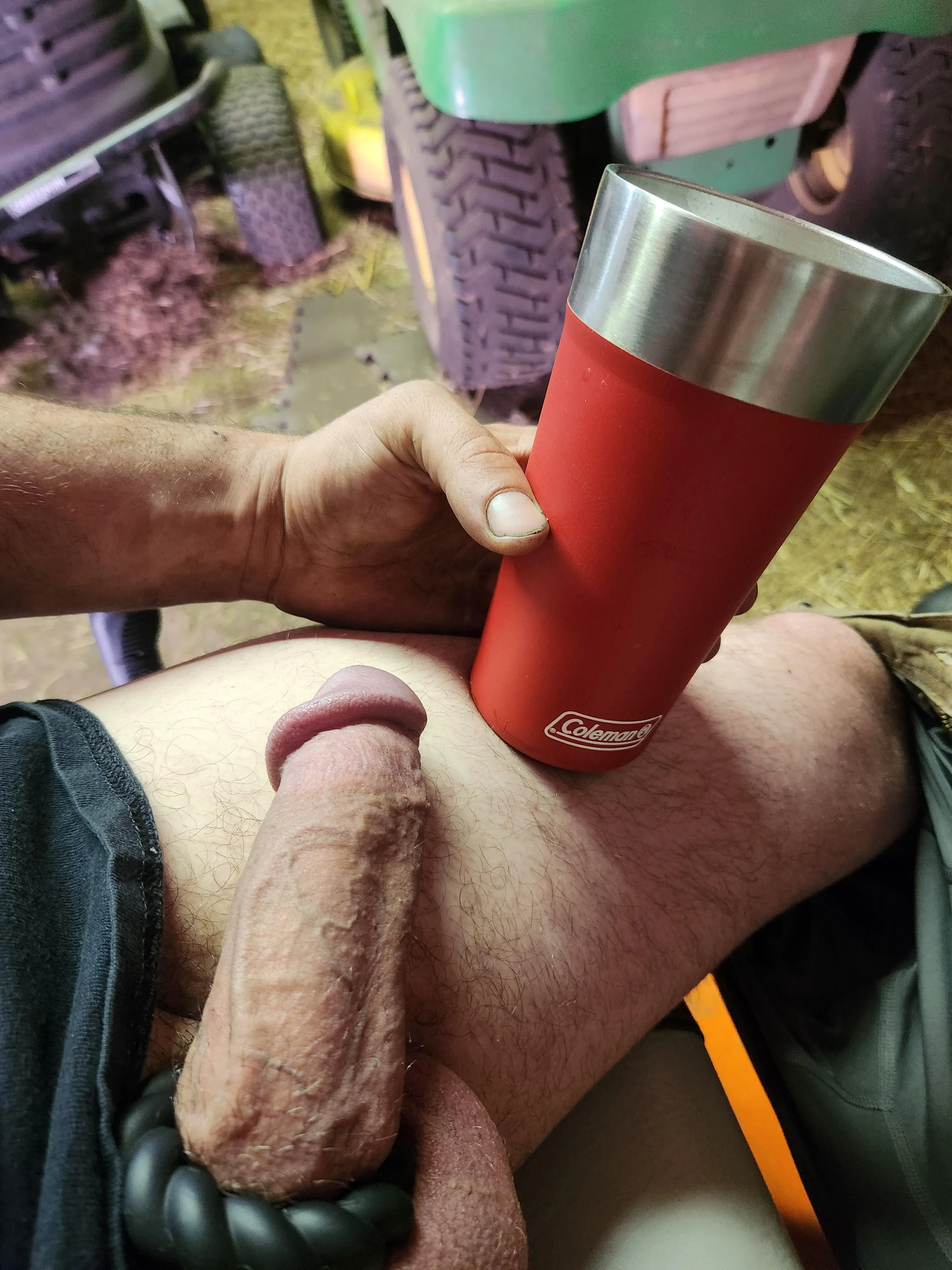 Driving the mower count?