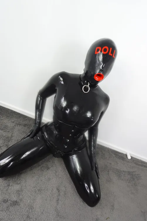 Fleshlight mouth and rubber pussy - it’s an advanced RubberDoll 💅