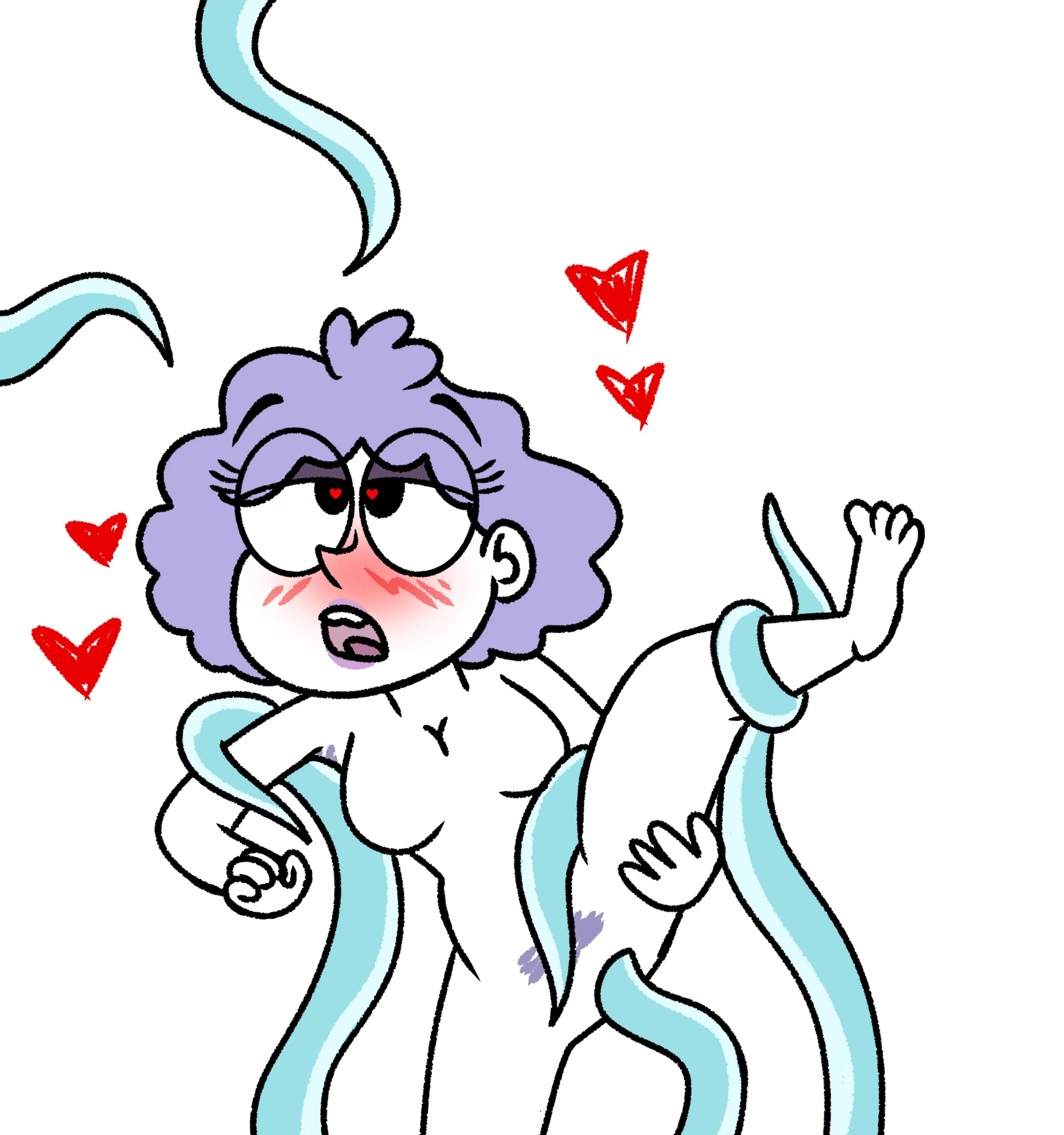 Girl x Tentacles ( art by DrozCola)