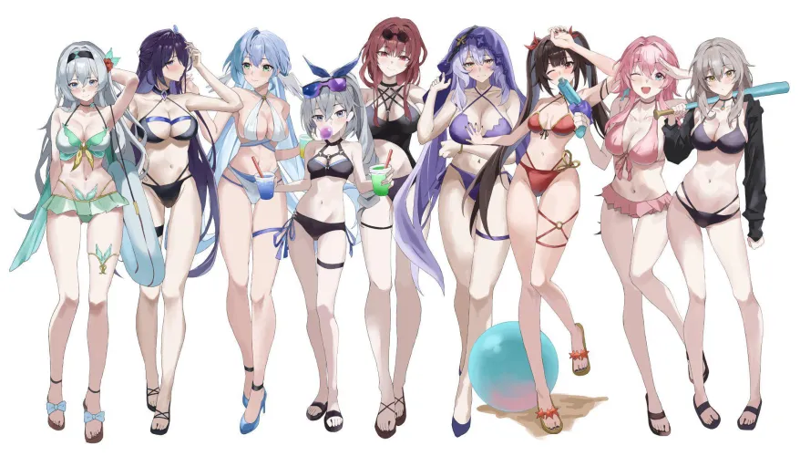 [Honkai Star Rail] Bikini Beauties