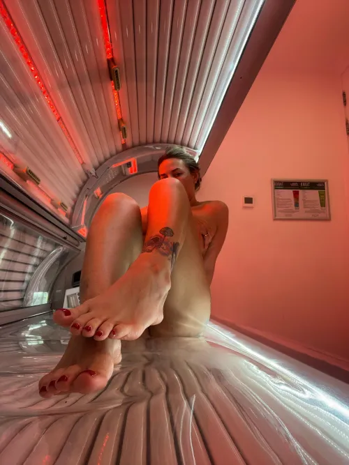 I bet you wish I’d open the legs