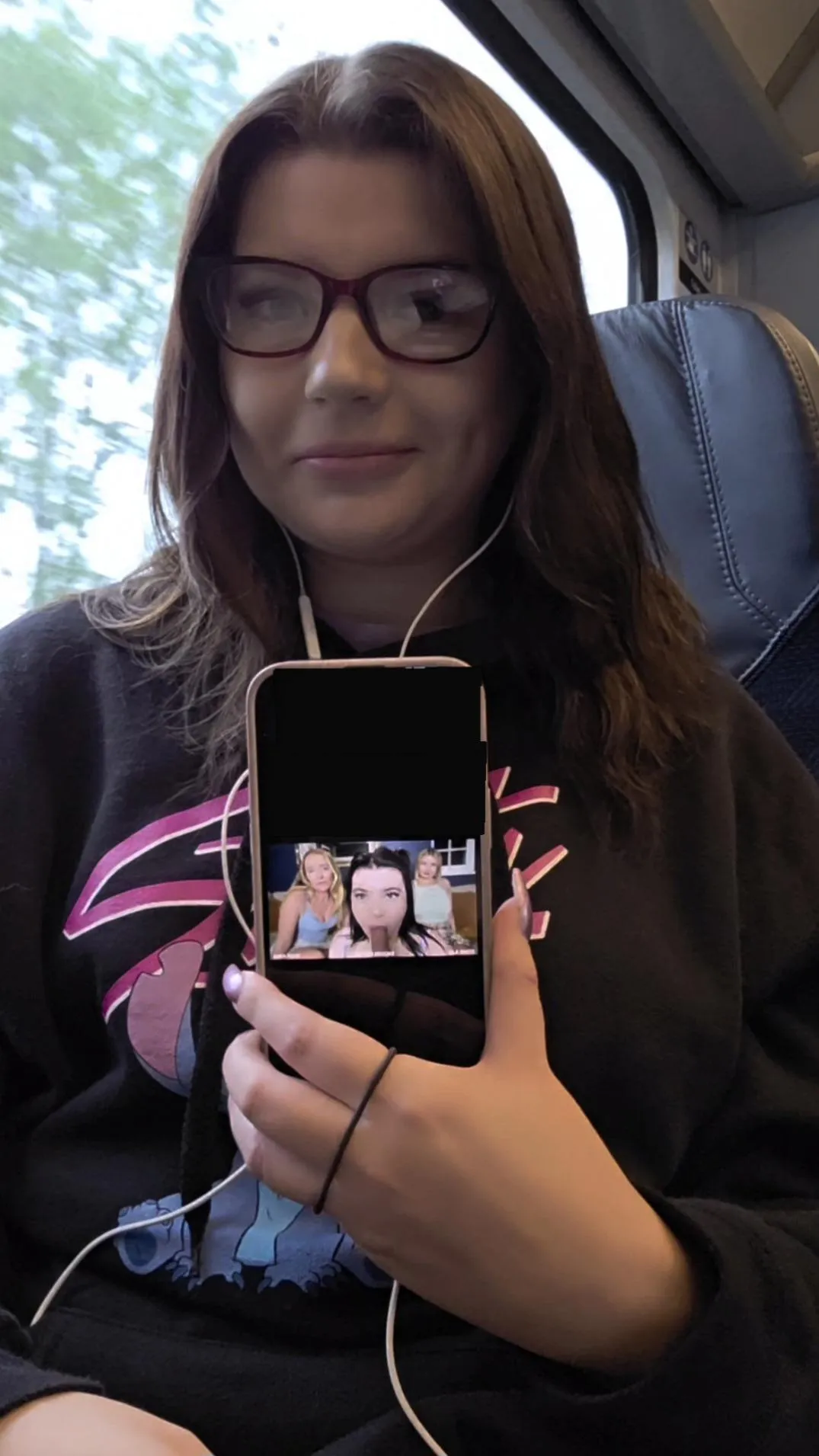 I just love showing off my naughtiness in public