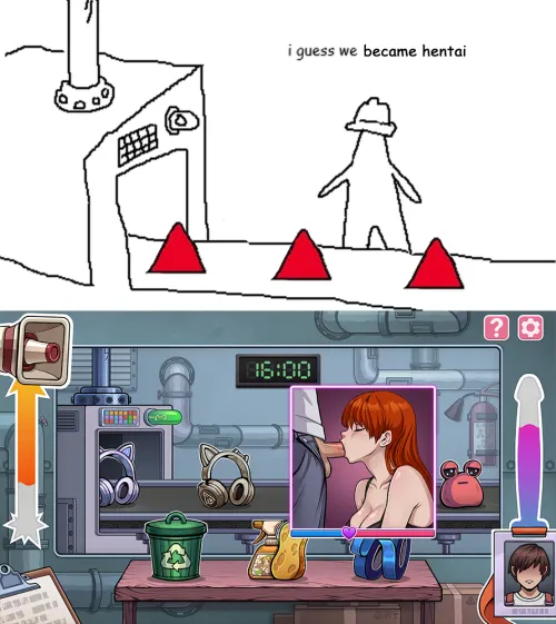 I made meme into a hentai game, nothing is safe from rule 34