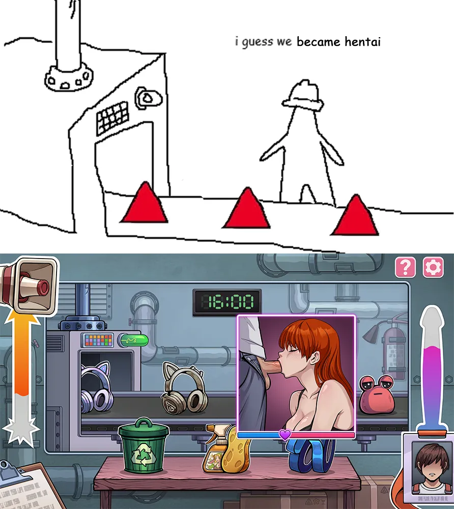 I made meme into a hentai game, nothing is safe from rule 34