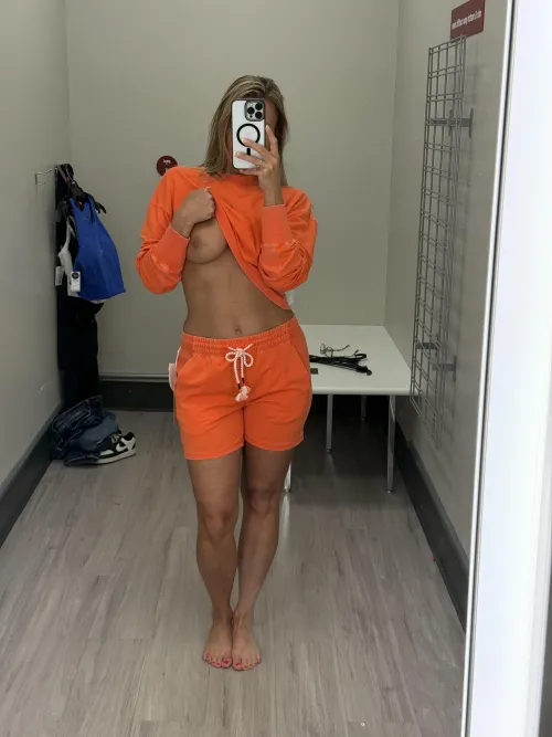 Just a subtle hint of what’s underneath this 52yo’s outfit