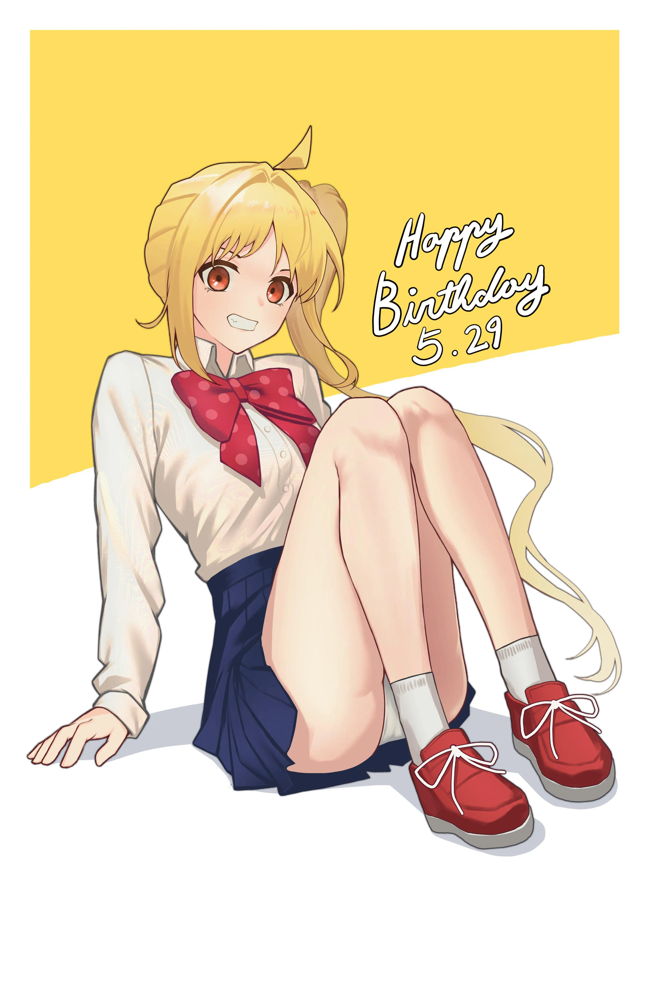 Nijika Enjoying Her Birthday