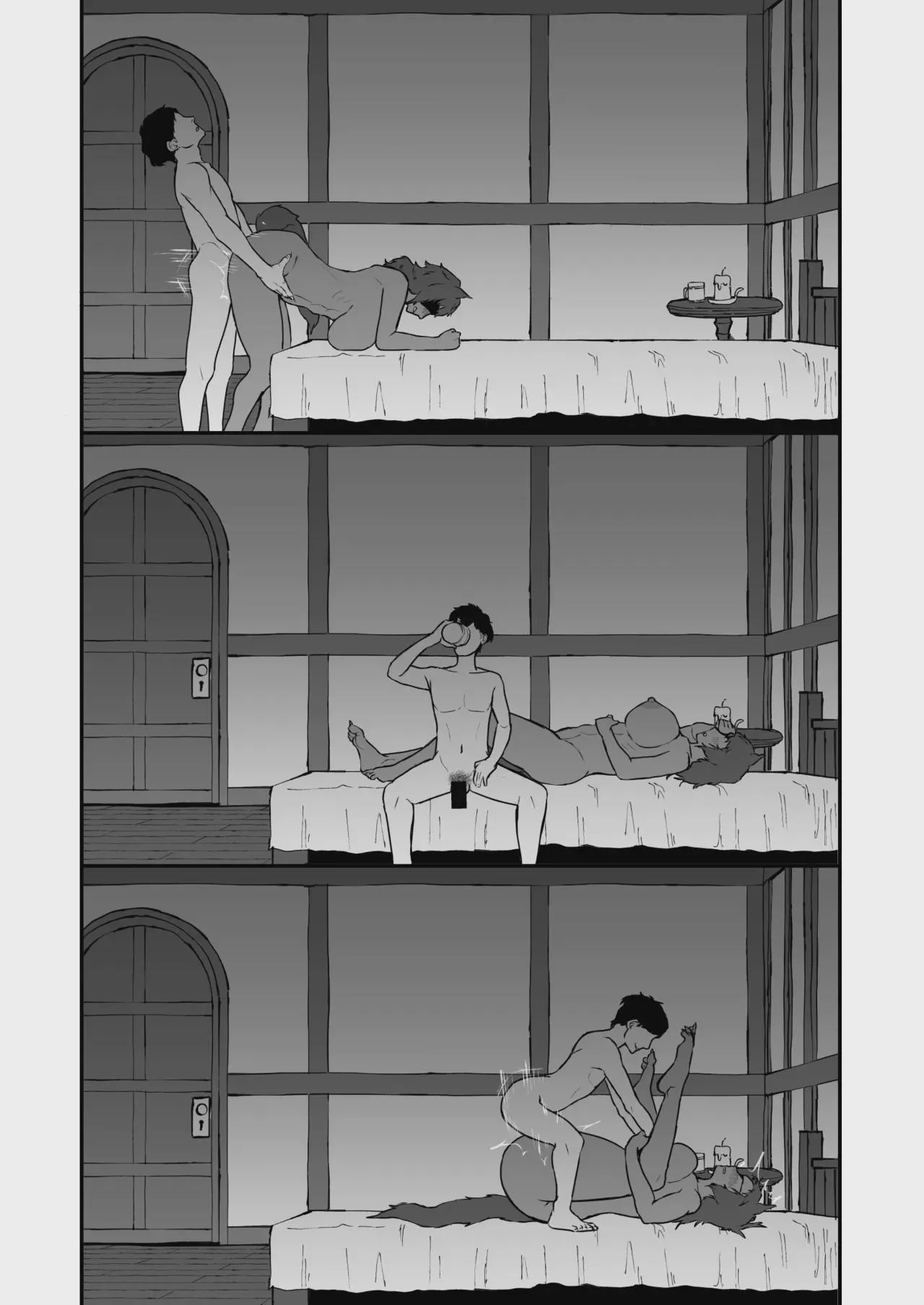 [Ore no Sasakure (Gamogamo)] Sex Tame -Ookami Juujin- (569471)