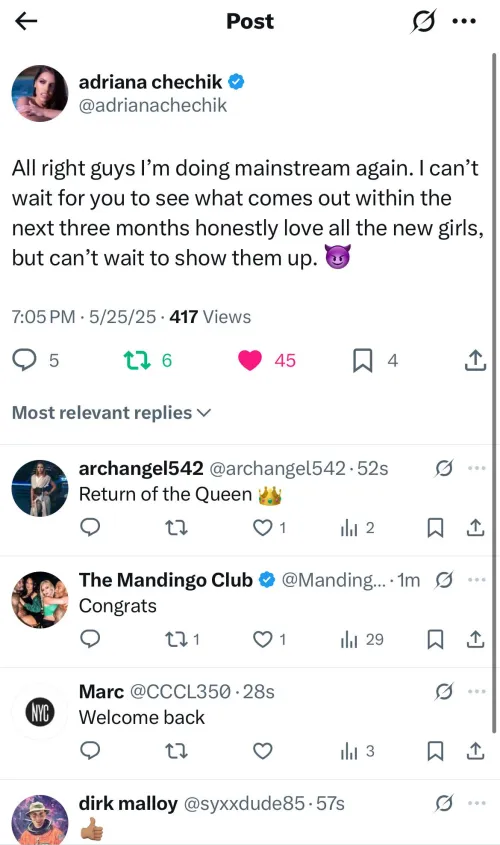 Return of the Queen 👑