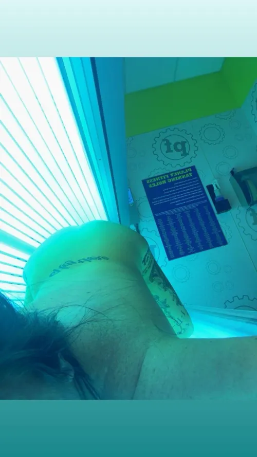 Tanning bed fun