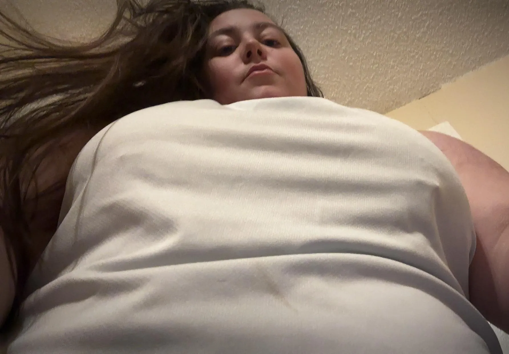 This is your angle when you are on your knees licking