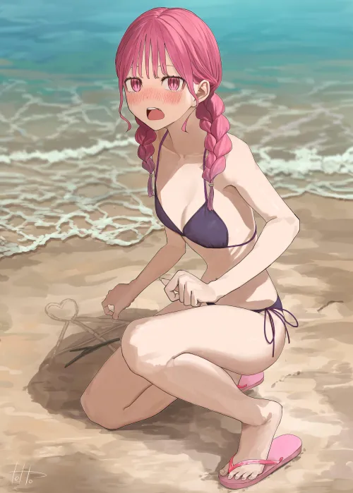 What!? N-n-n-nothing's drawn here!! [Original]