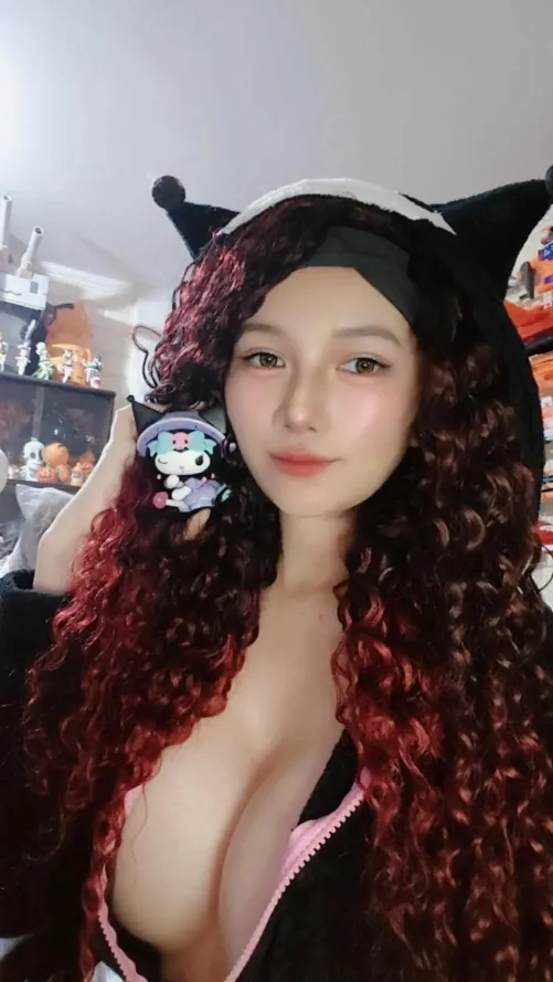 Wrapped in Kuromi, spilling a little charm!