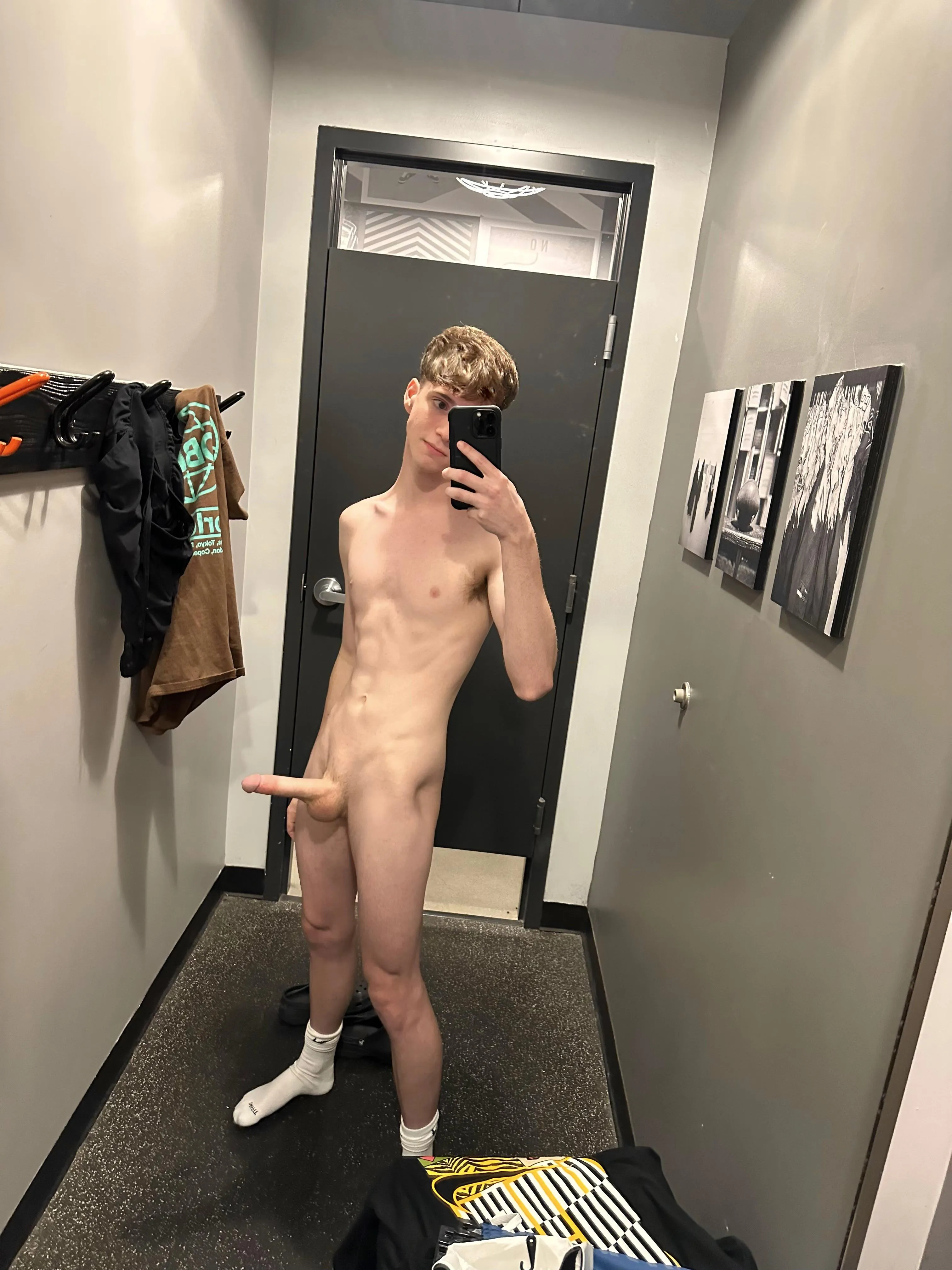 Distracted in the Dressing Room ;)