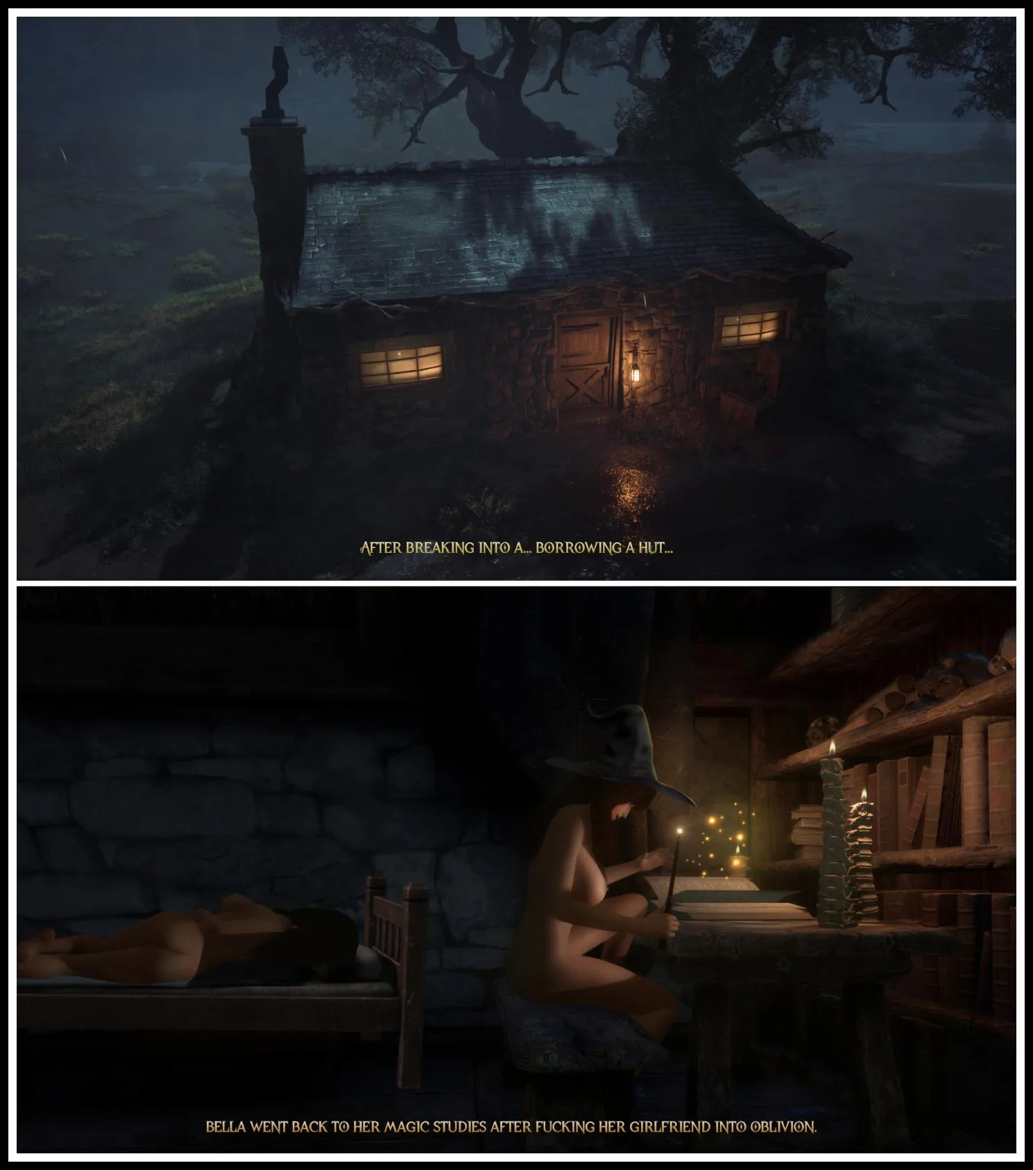 Hogwarts nights. (Rastifan)