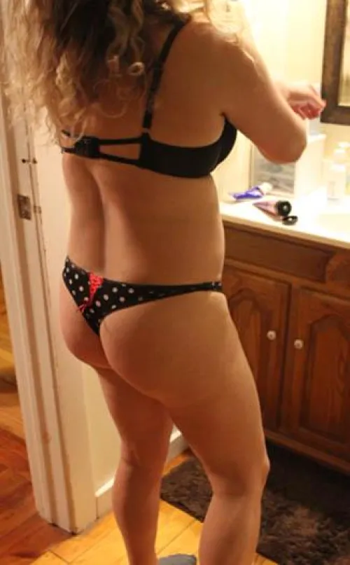 Hubby can't get enough of me getting ready to go out and look for cock