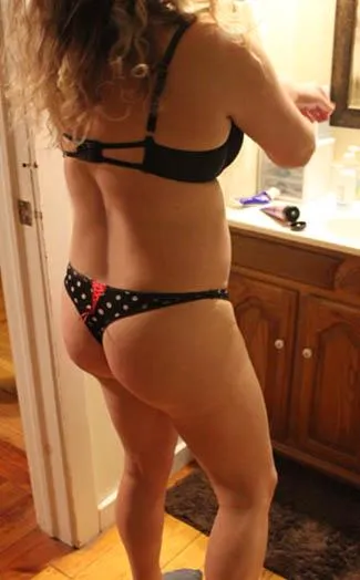 Hubby can't get enough of me getting ready to go out and look for cock